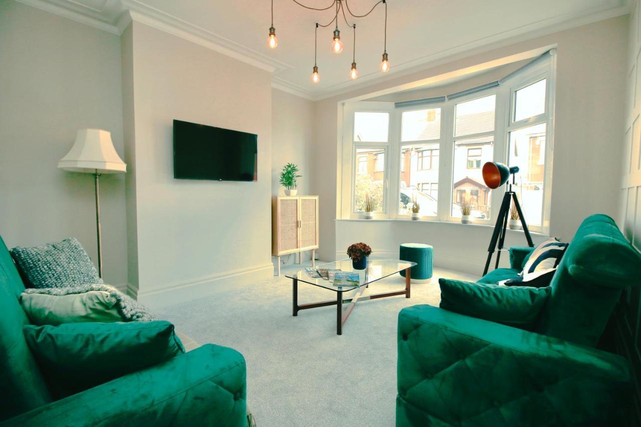 Xxhot Tubxx 4Bed Semi, Sleeps 8, 2 Bathrooms Blackpool Esterno foto